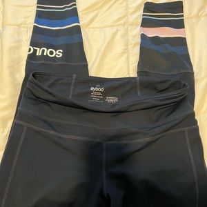 Lilybod leggings athleisure workout - active wear - size large